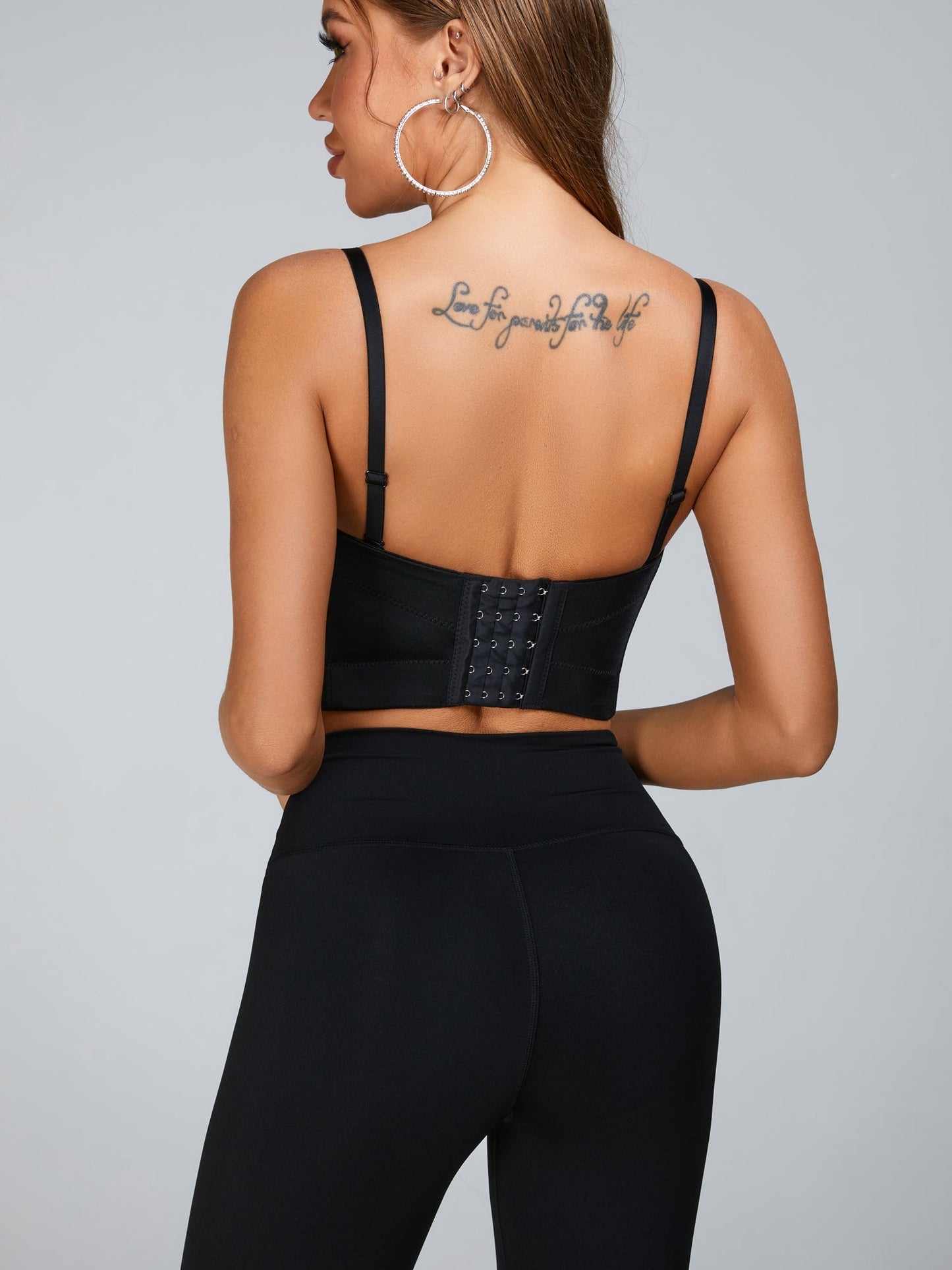 ZASUWA Female “Stitching Sexy” Cutout Mesh Beading Tassel Corset Tracksuit