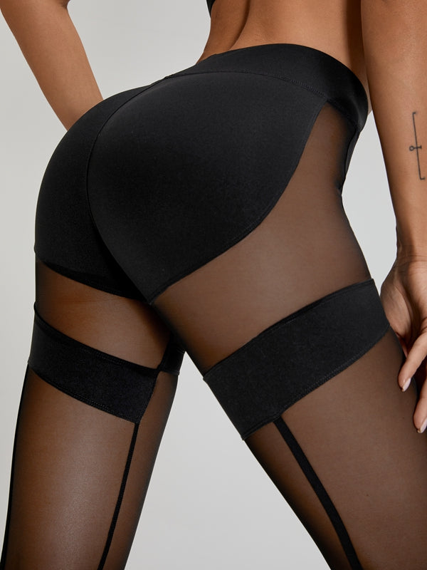 🖤ZASUWA Female Super Sexy Unique Mesh Hip-lift Tracksuit