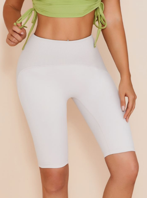 ZASUWA Female Drawstring Sexy Cutout Sports Short Tracksuit
