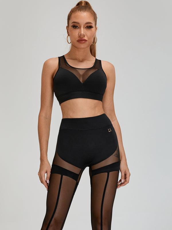 🖤ZASUWA Female Super Sexy Unique Mesh Hip-lift Tracksuit