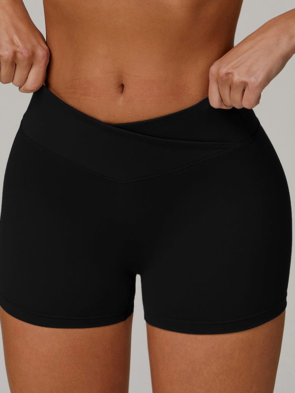 ZASUWA Female Sexy V-shape Waist Flare Backless Short Tracksuit