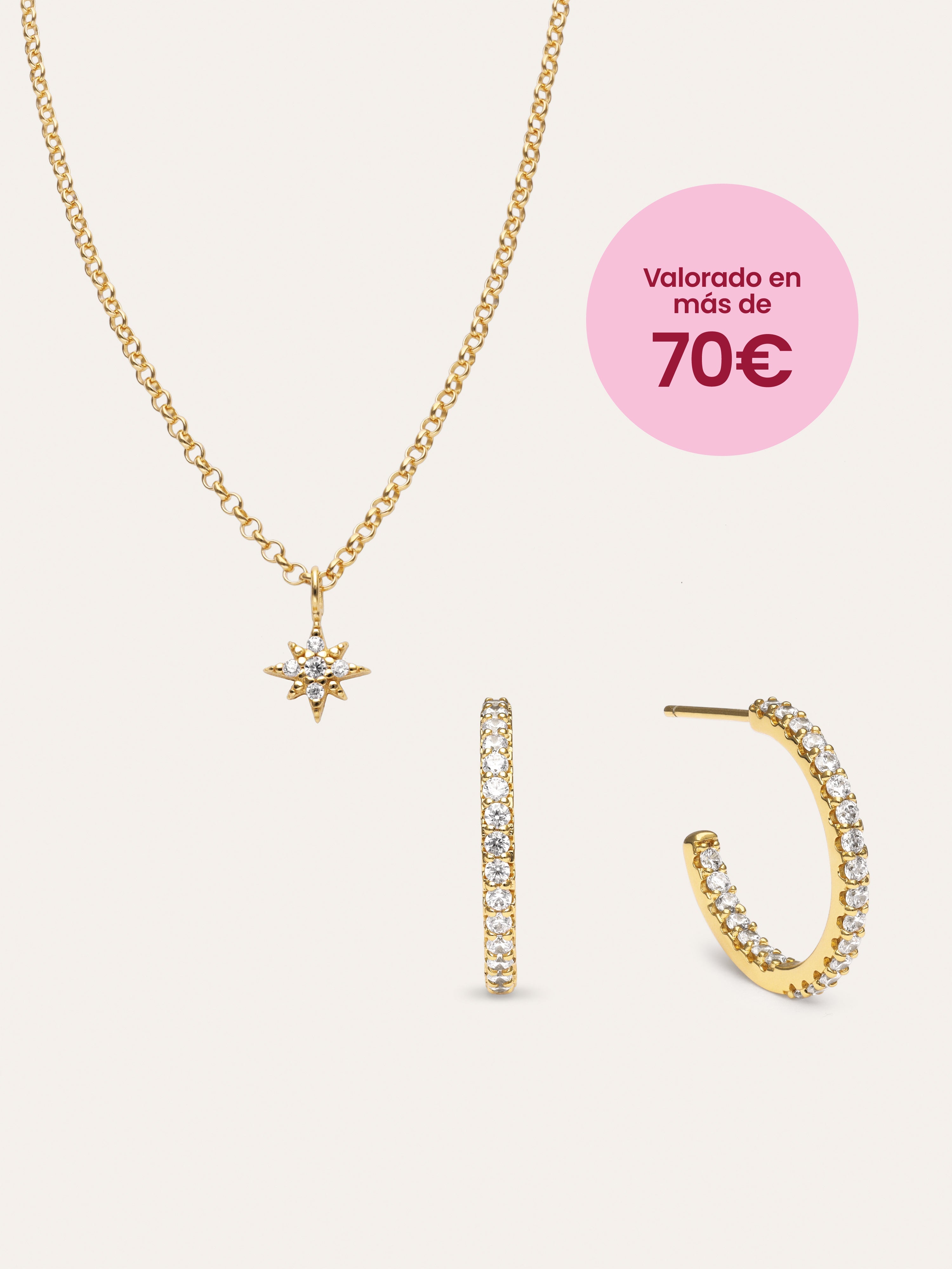 SCARLETT | Collar + Pendientes