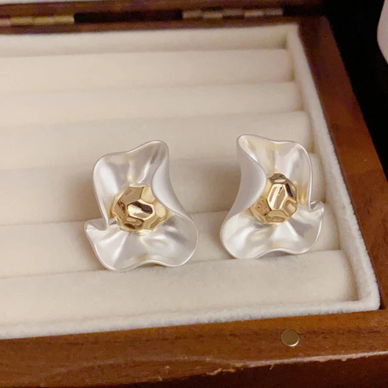 FLOR PERLAS | Pendiente