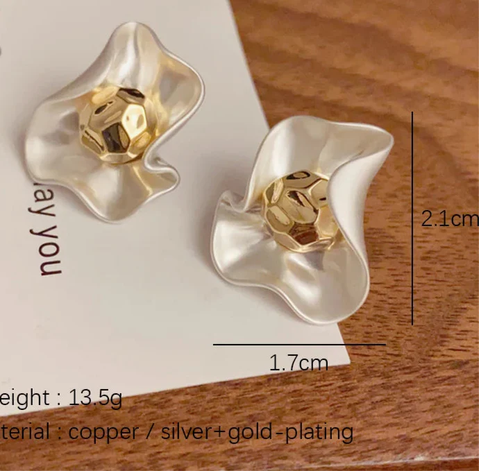 FLOR PERLAS | Pendiente