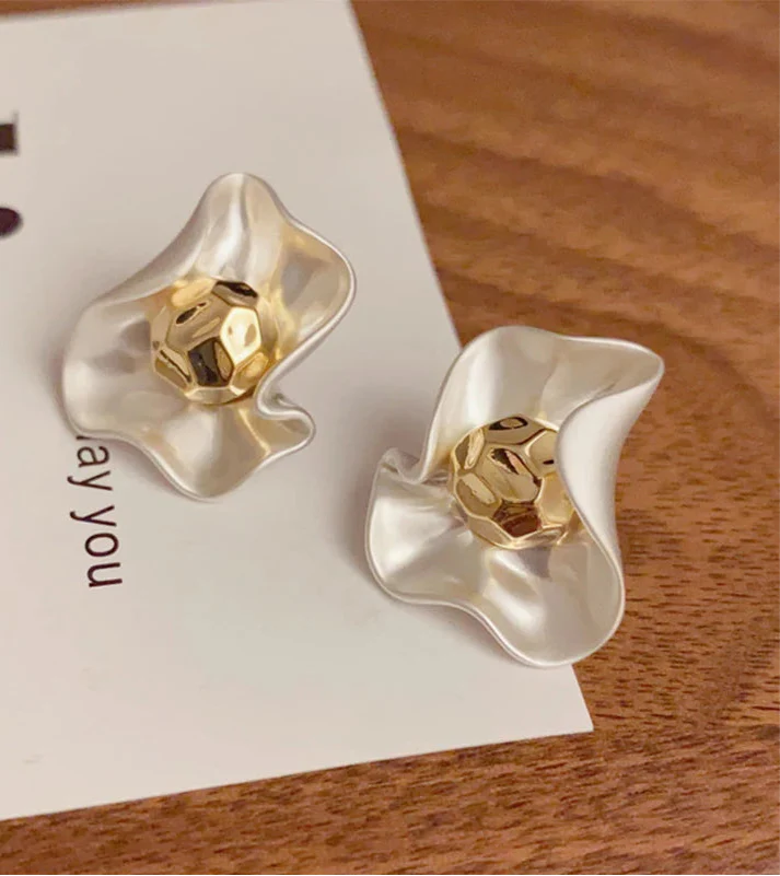 FLOR PERLAS | Pendiente