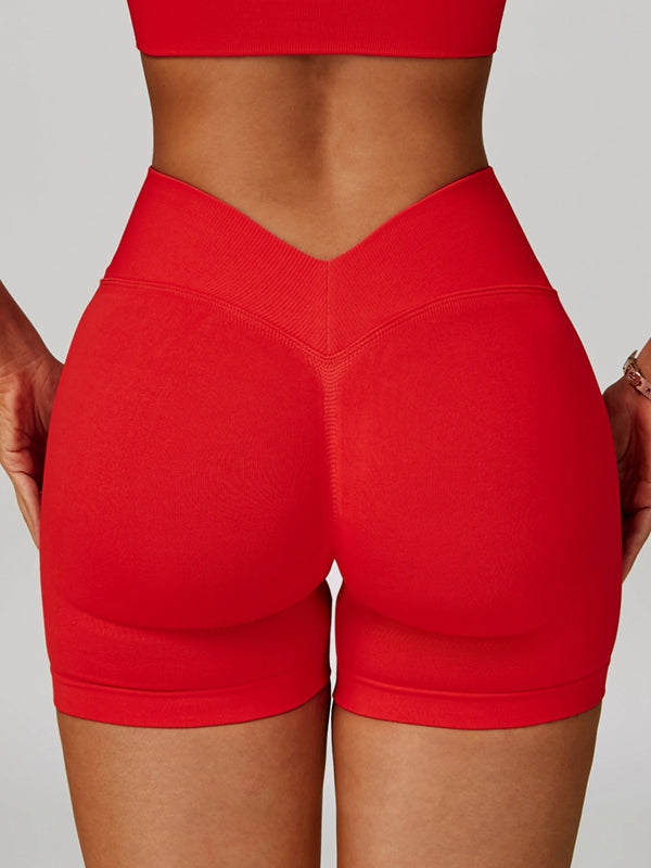 ZASUWA Female Deep V Back Seamless High-rise Tracksuit