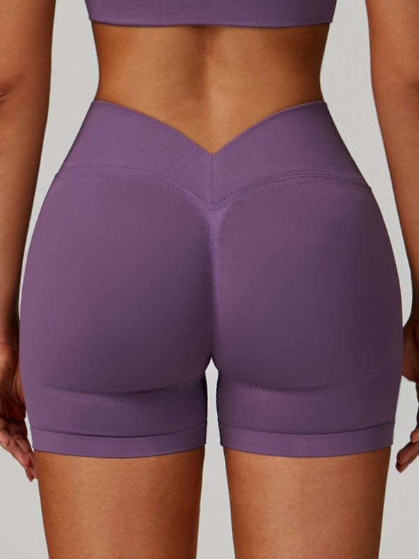 ZASUWA Female Deep V Back Seamless High-rise Tracksuit