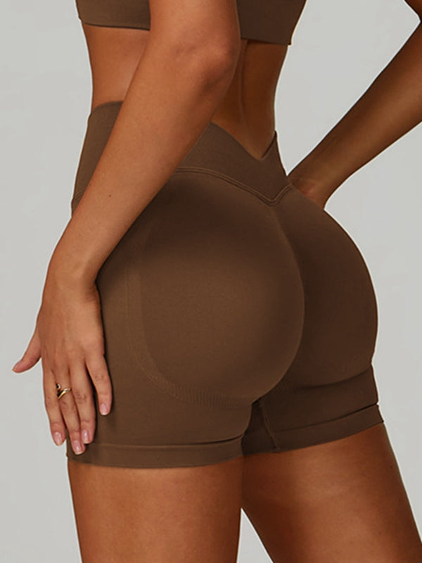 ZASUWA Female Deep V Back Seamless High-rise Tracksuit