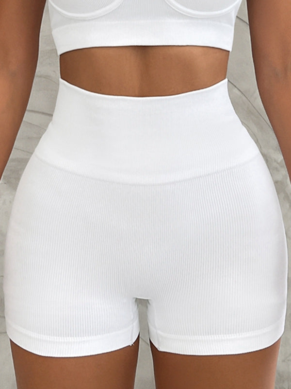 ZASUWA Female Ribbed Push-up Short Tracksuit